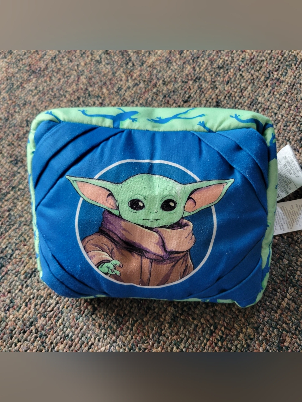 Star Wars Green Plush Lap Device Holder